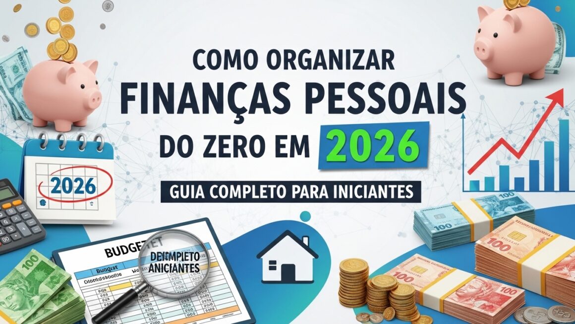 Como Organizar Finanças Pessoais do Zero em 2026: Guia Completo para Iniciantes